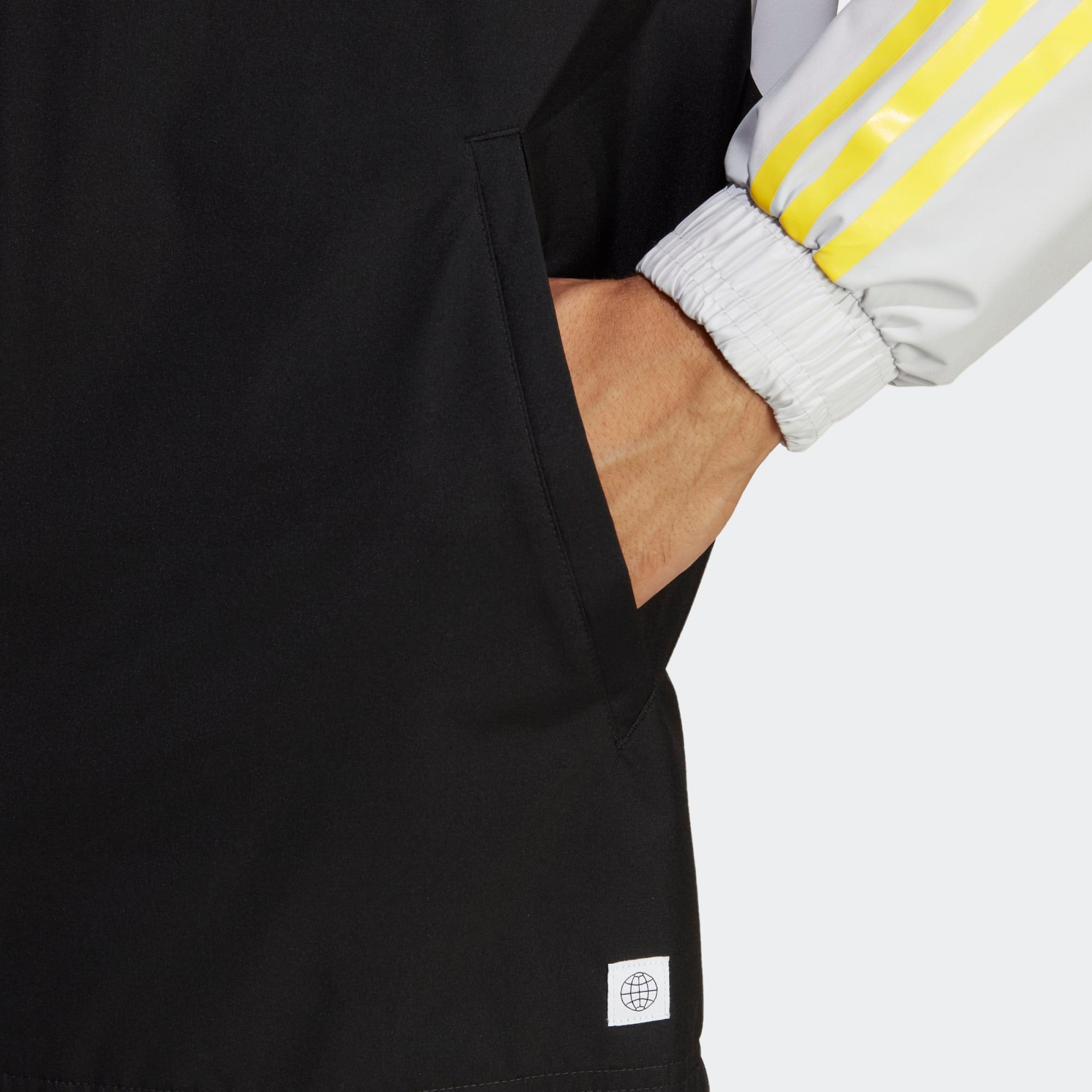 Veste Coupe-Vent Tiro 23 - Blanc/Noir/Jaune