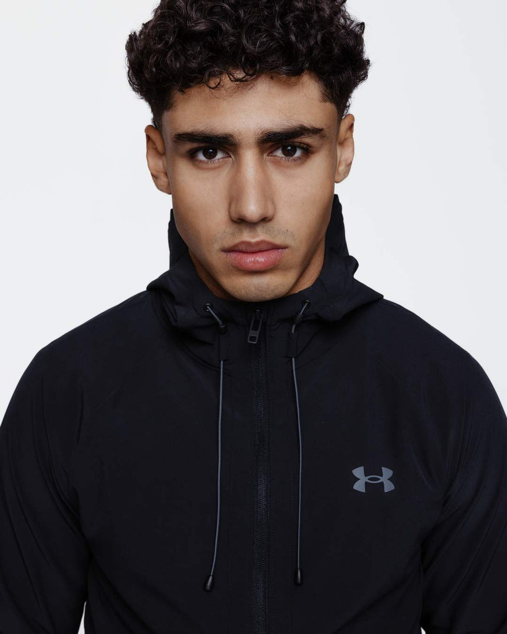 Veste Coupe-Vent Under Armour Running Stretch Woven - Noir