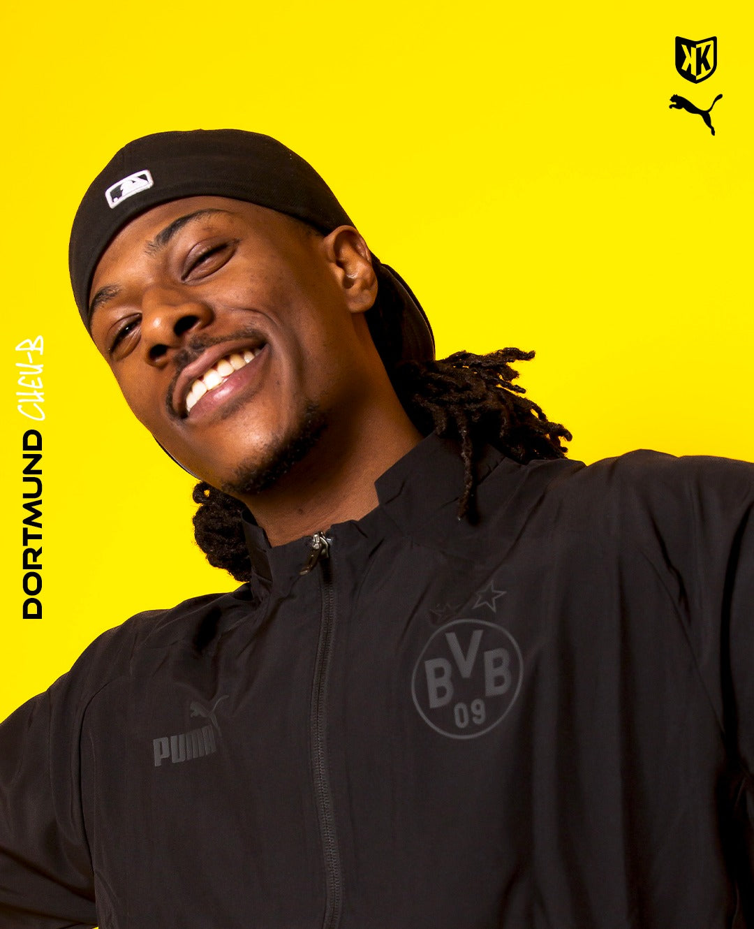 Veste de survêtement Dortmund - Noir