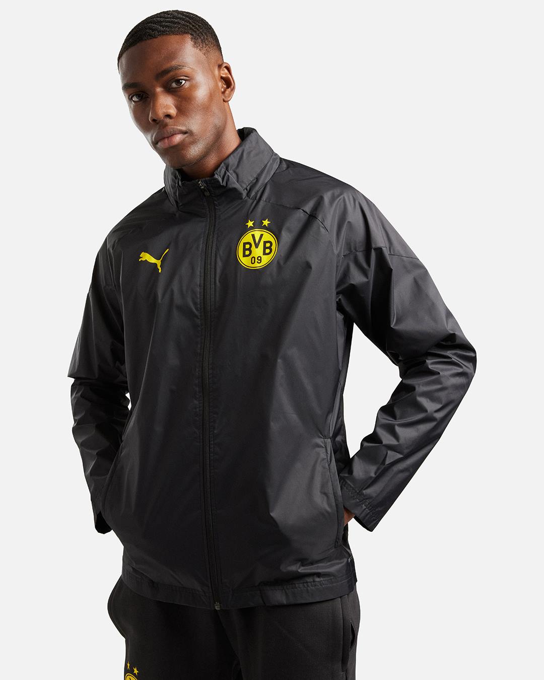 Veste de survêtement Dortmund  - Noir/Jaune