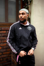 Veste de survêtement Inter Miami Anthem - Noir/Rose