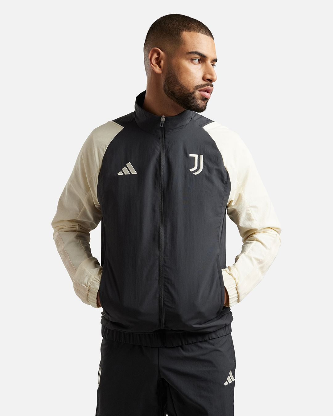 Veste de survêtement Juventus  - Gris/Blanc
