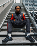 Veste de survêtement Milan AC - Noir/Rouge