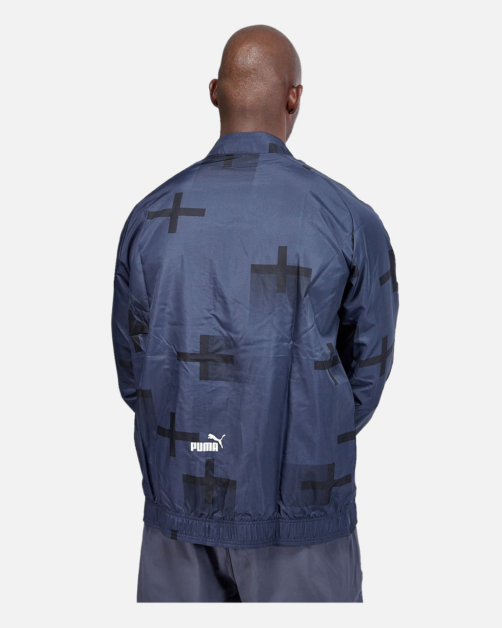 Veste de survêtement OM - Bleu/Noir/Blanc