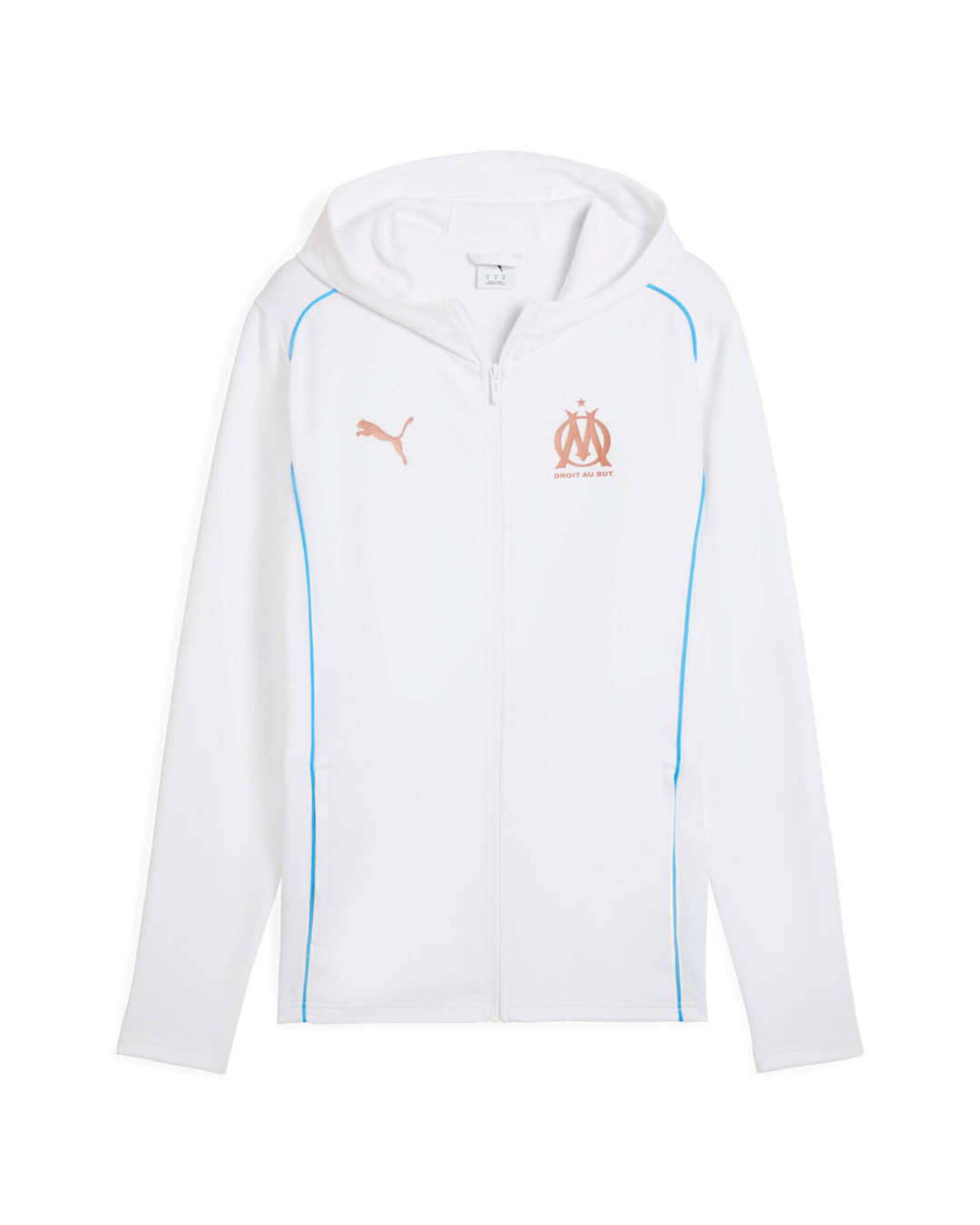 Veste de survêtement OM 2024/2025 - Blanc