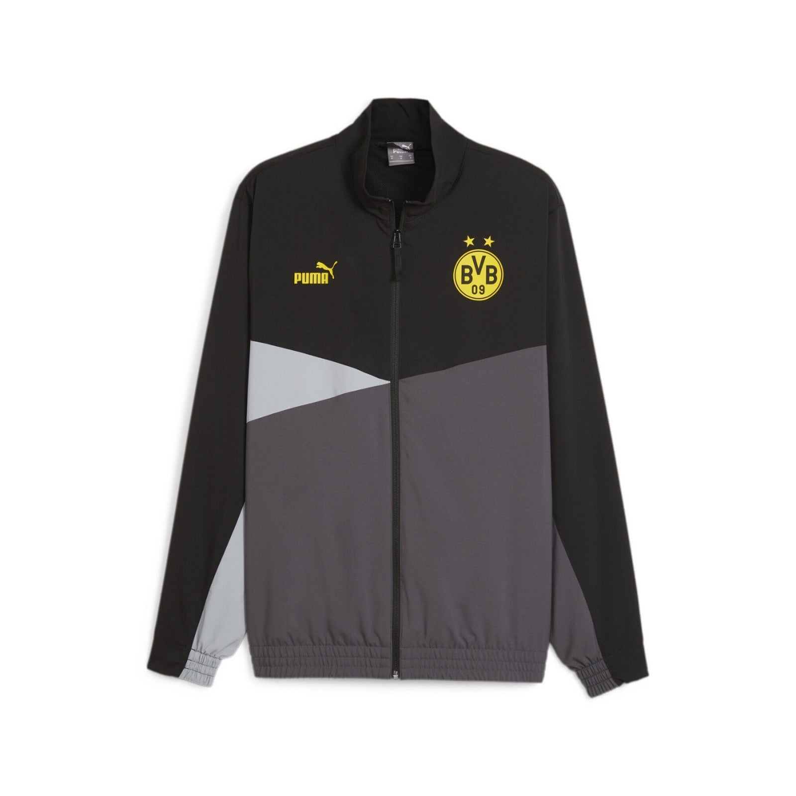 Veste de survêtement Dortmund - Noir/Gris/Blanc
