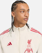 Veste de survêtement Adidas Liverpool 2025/2026 - Blanc/Rouge