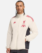 Veste de survêtement Adidas Liverpool 2025/2026 - Blanc/Rouge