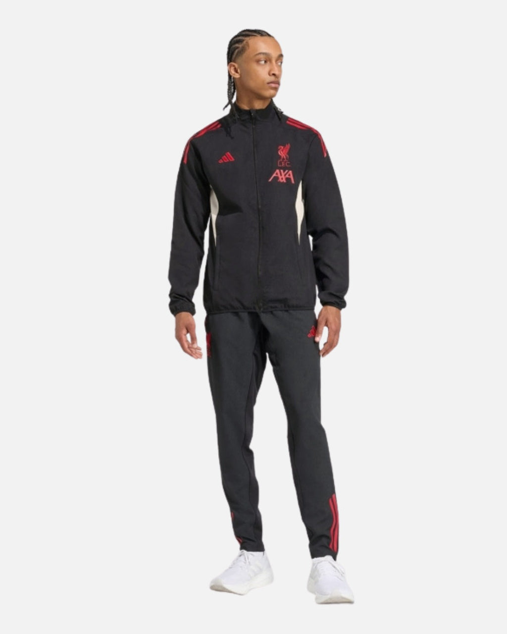 Veste de survêtement Adidas Liverpool 2025/2026 - Noir/Rouge