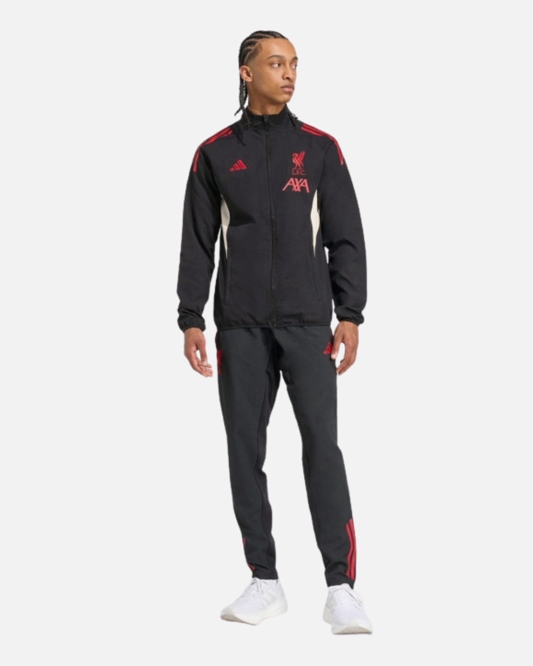 Veste de survêtement Adidas Liverpool 2025/2026 - Noir/Rouge