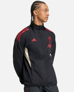 Veste de survêtement Adidas Liverpool 2025/2026 - Noir/Rouge
