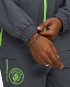 Veste de survêtement Manchester City 2025/2026 - Gris/Jaune