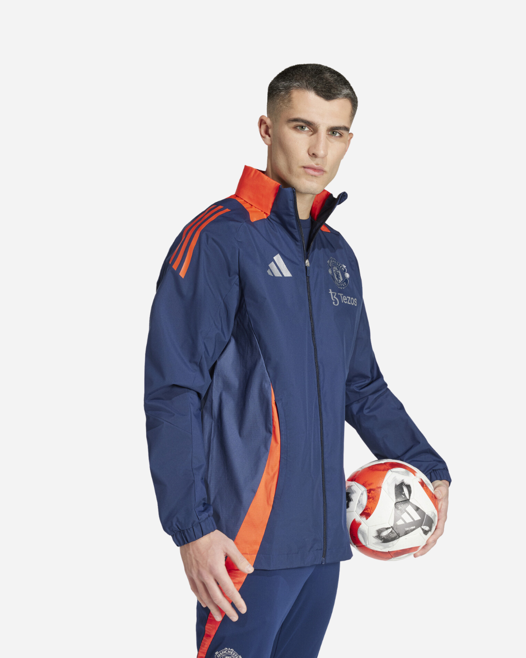 Veste de survêtement Manchester United 2024/2025 - Bleu/orange