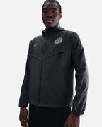 Veste de survêtement PSG Running 2025/2026 - Noir