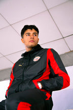 Veste de survêtement PSV Eindhoven - Noir/Rouge