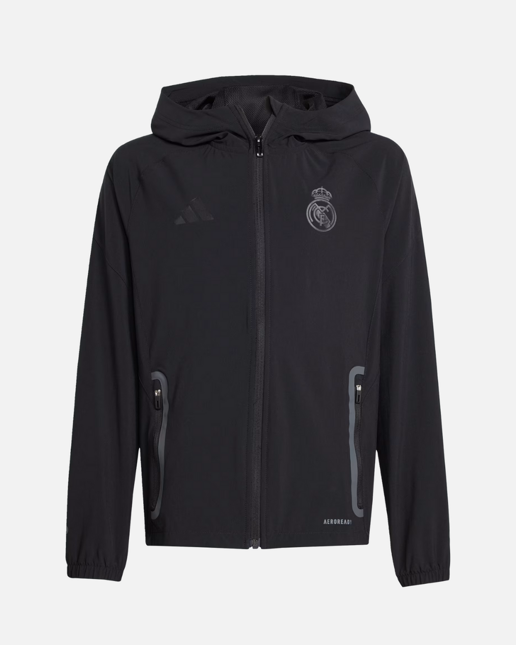Veste de survêtement Real Madrid Junior - Noir