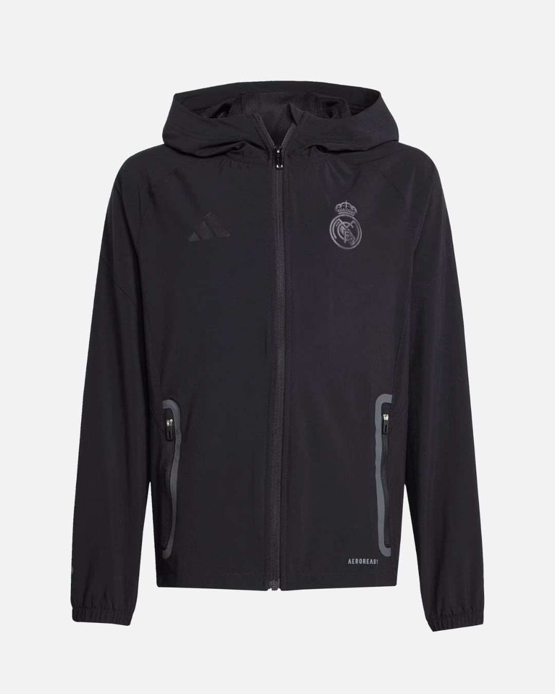 Veste de survêtement Real Madrid Junior - Noir