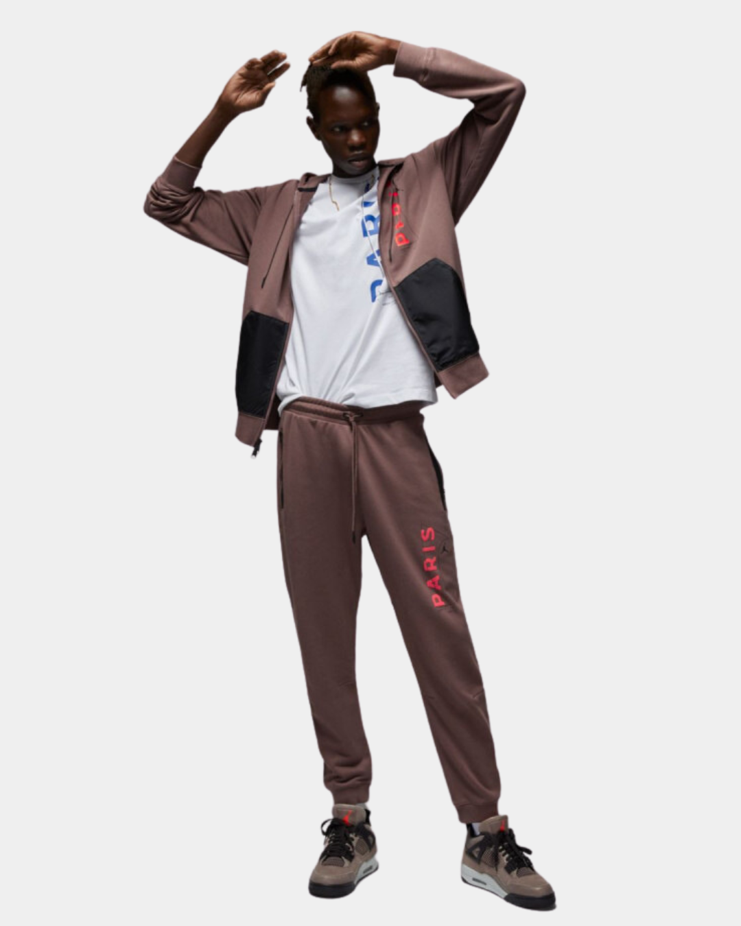 Veste d'entrainement PSG x Jordan - Marron