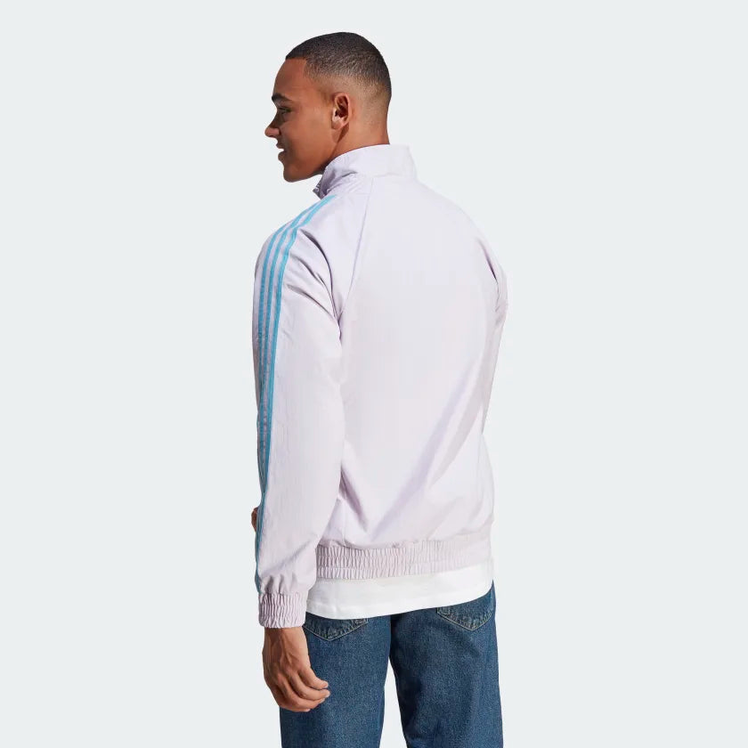 Veste en toile Adidas Tiro - Mauve/Bleu