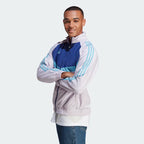 Veste en toile Adidas Tiro - Mauve/Bleu