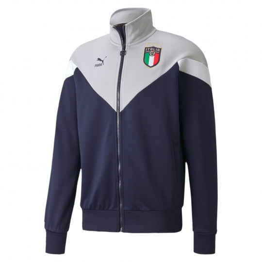 Veste d'entrainement Italie Iconic - Bleu/Gris