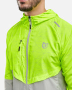 Veste FK running Lift - Gris/Jaune