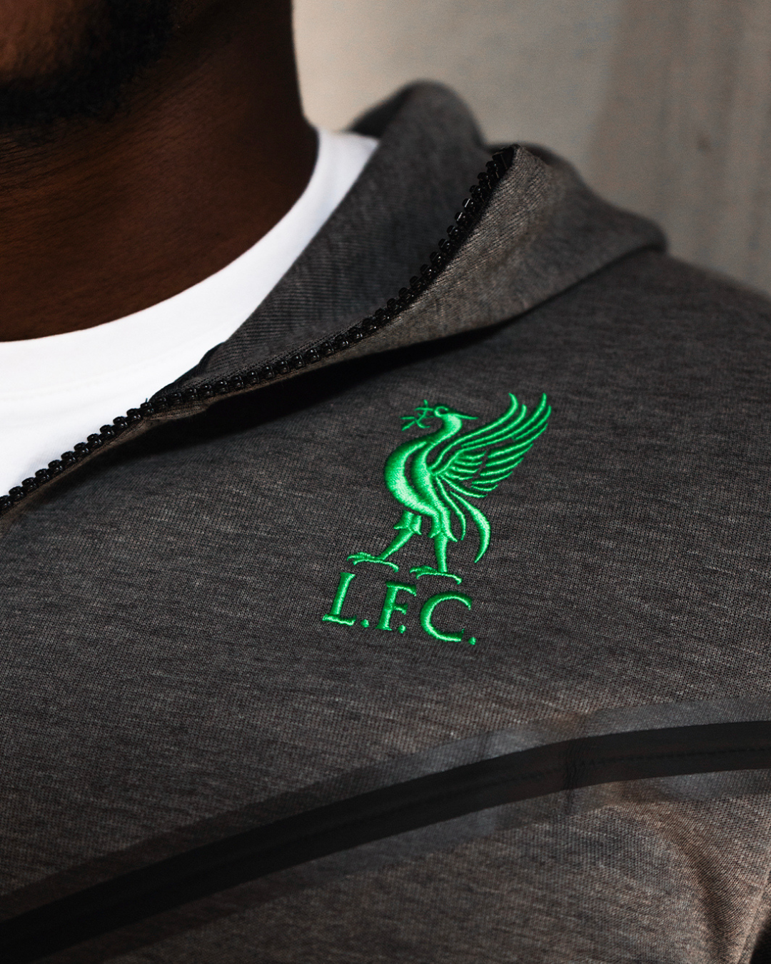 Veste Liverpool Tech Fleece 2023/2024 - Gris/Vert