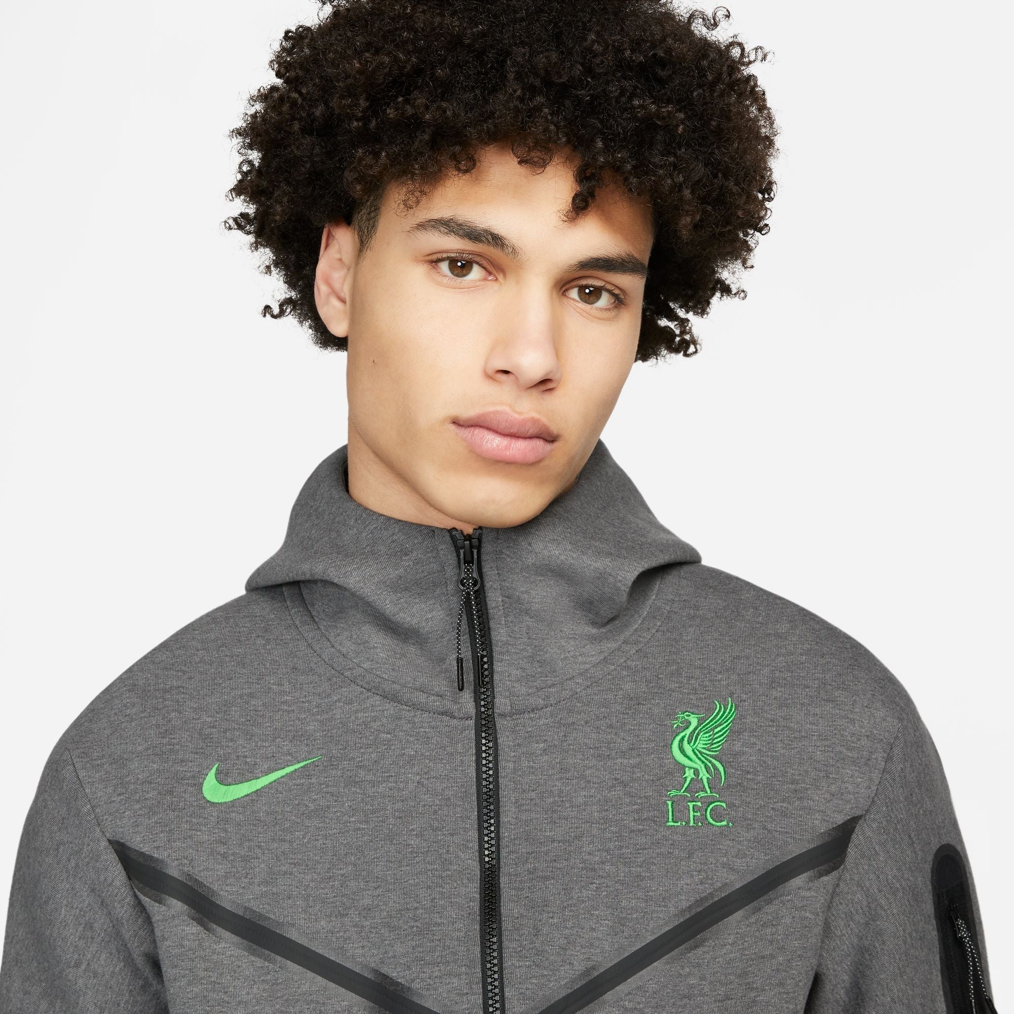 Veste Liverpool Tech Fleece 2023/2024 - Gris/Vert