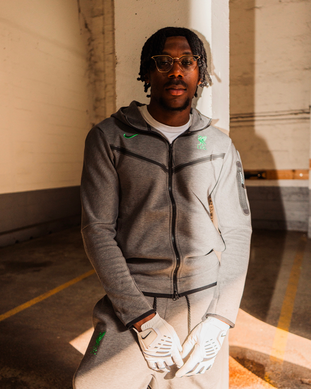 Veste Liverpool Tech Fleece 2023/2024 - Gris/Vert