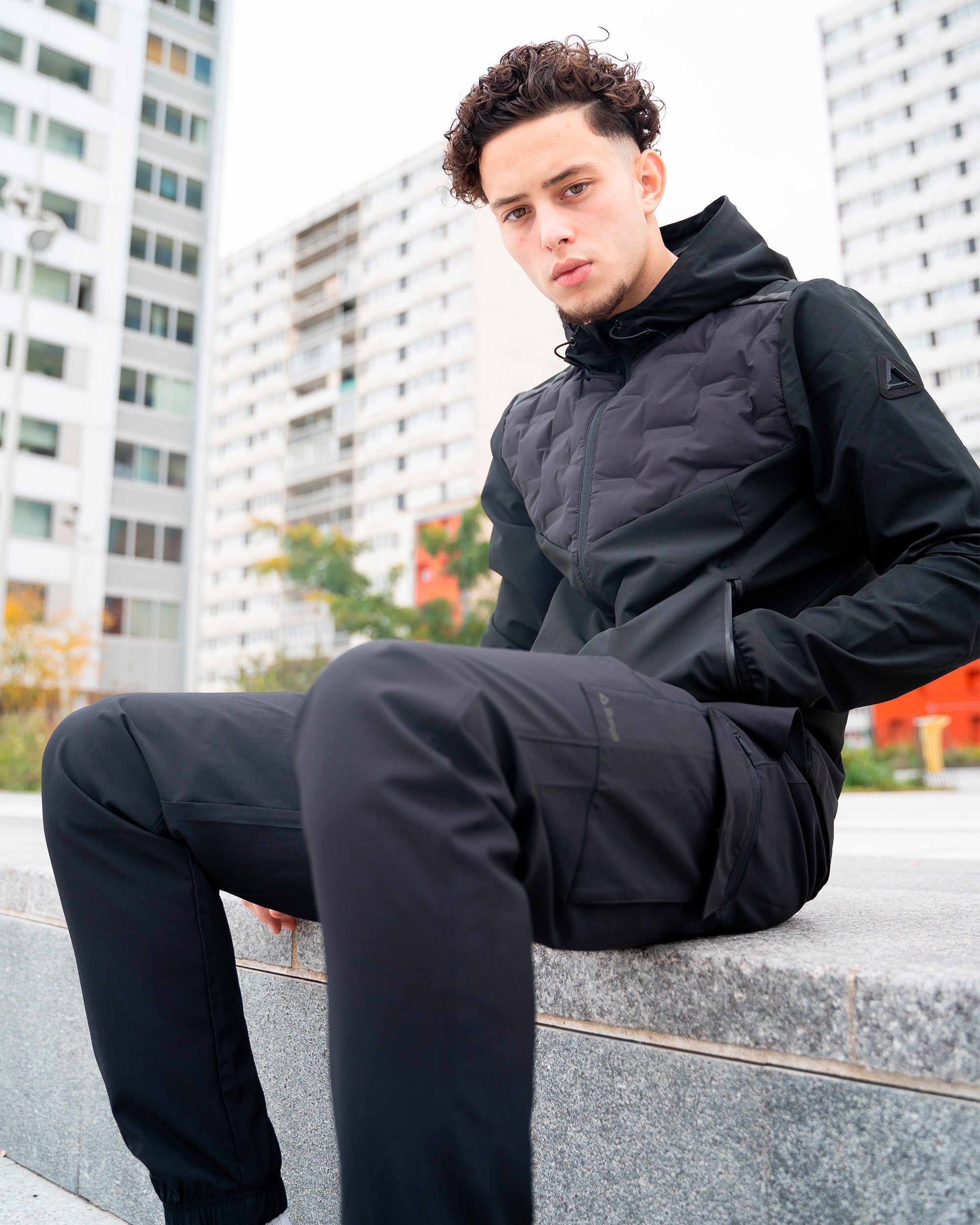 Pantalon Cargo Scampia Niro - Noir