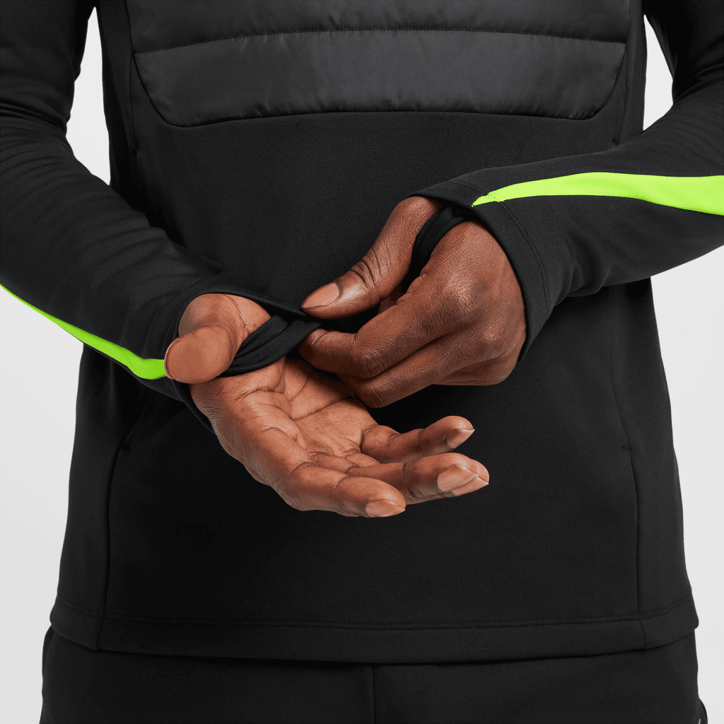 Haut 1/4 zip Nike Academy Winter Warrior - Noir/Jaune