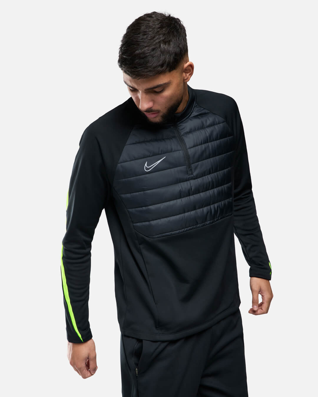 Haut 1/4 zip Nike Academy Winter Warrior - Noir/Jaune