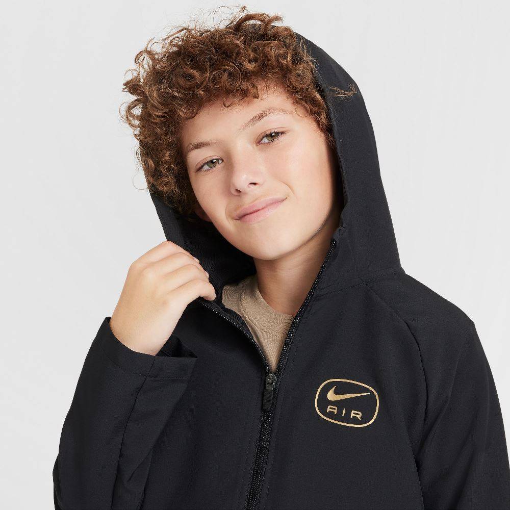 Veste Nike Running Air Junior - Noir/Doré