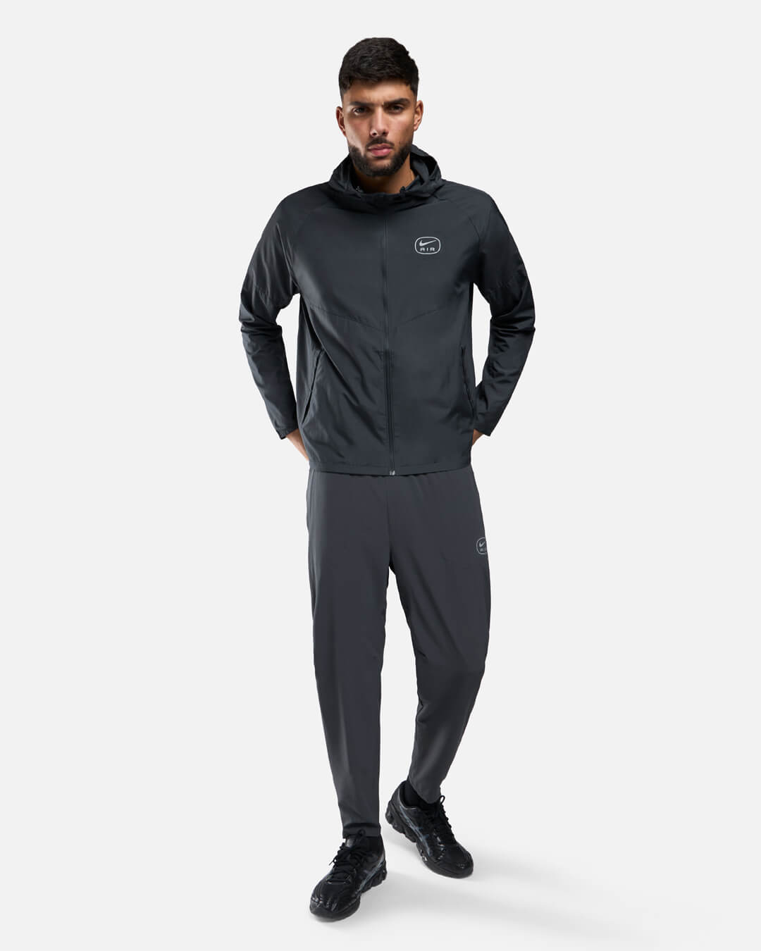 Veste Nike Running Air - Noir/Orange