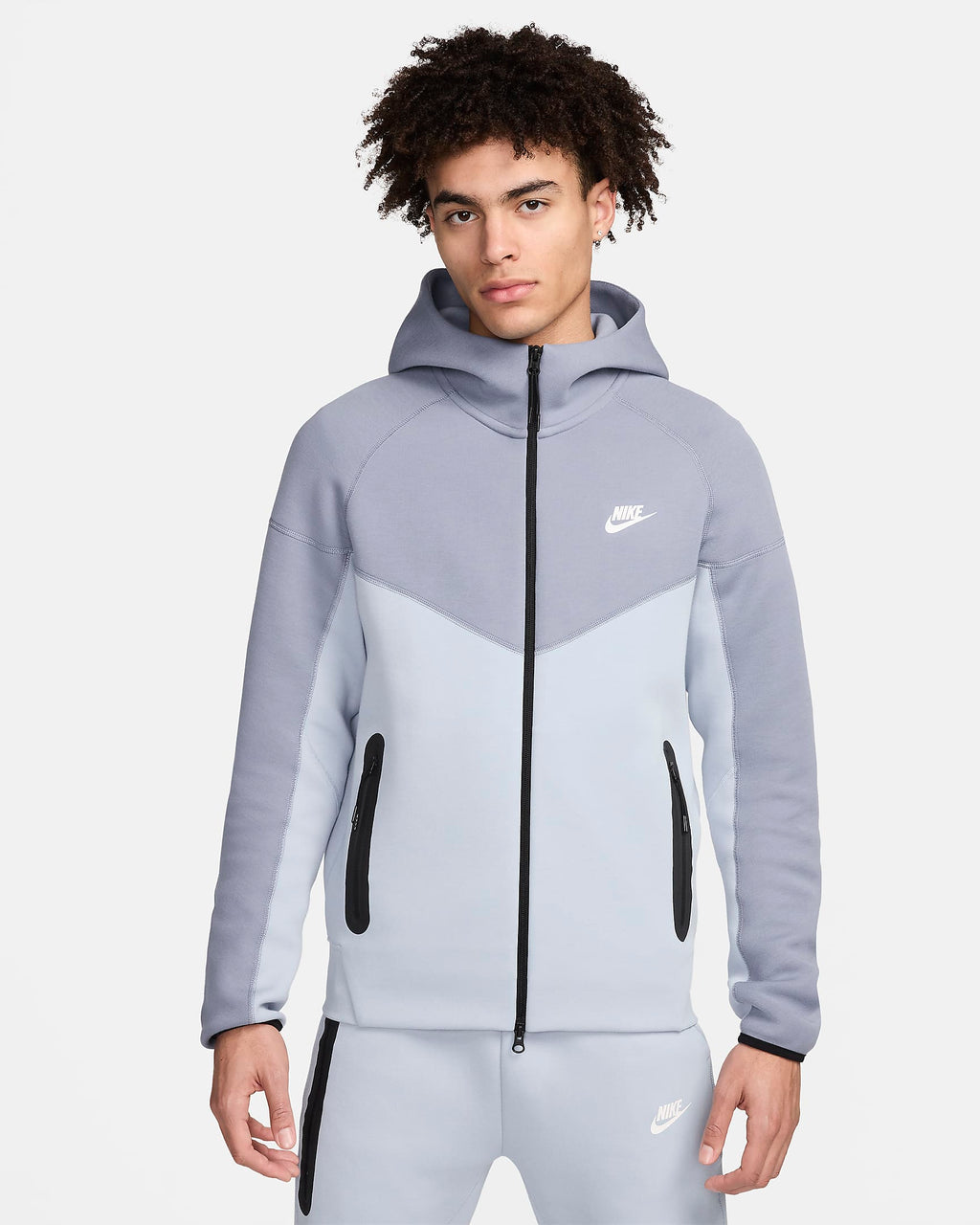 Veste Nike Tech Fleece Windrunner - Bleu