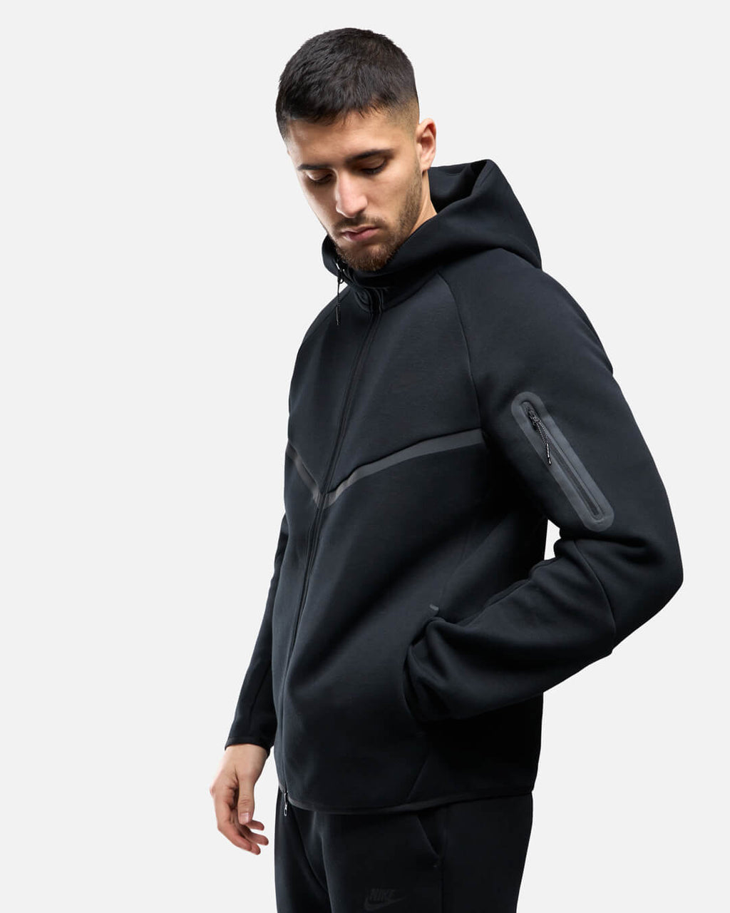 Veste Nike Tech Fleece  Windrunner  - Noir