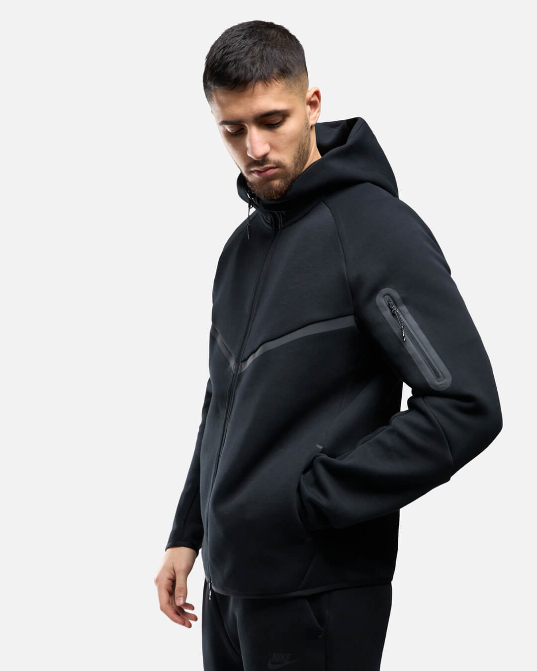 Veste Nike Tech Fleece  Windrunner  - Noir