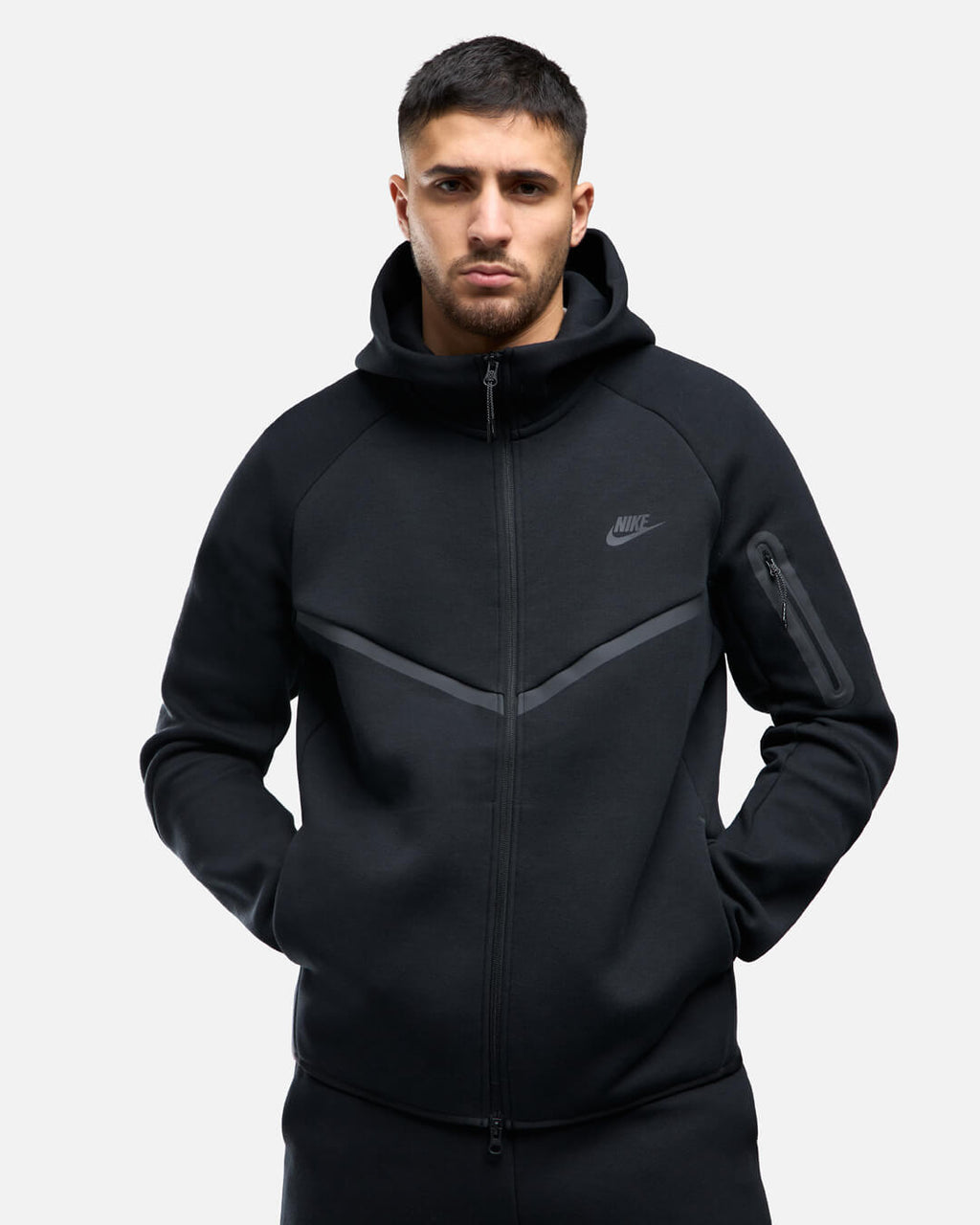 Veste Nike Tech Fleece  Windrunner  - Noir