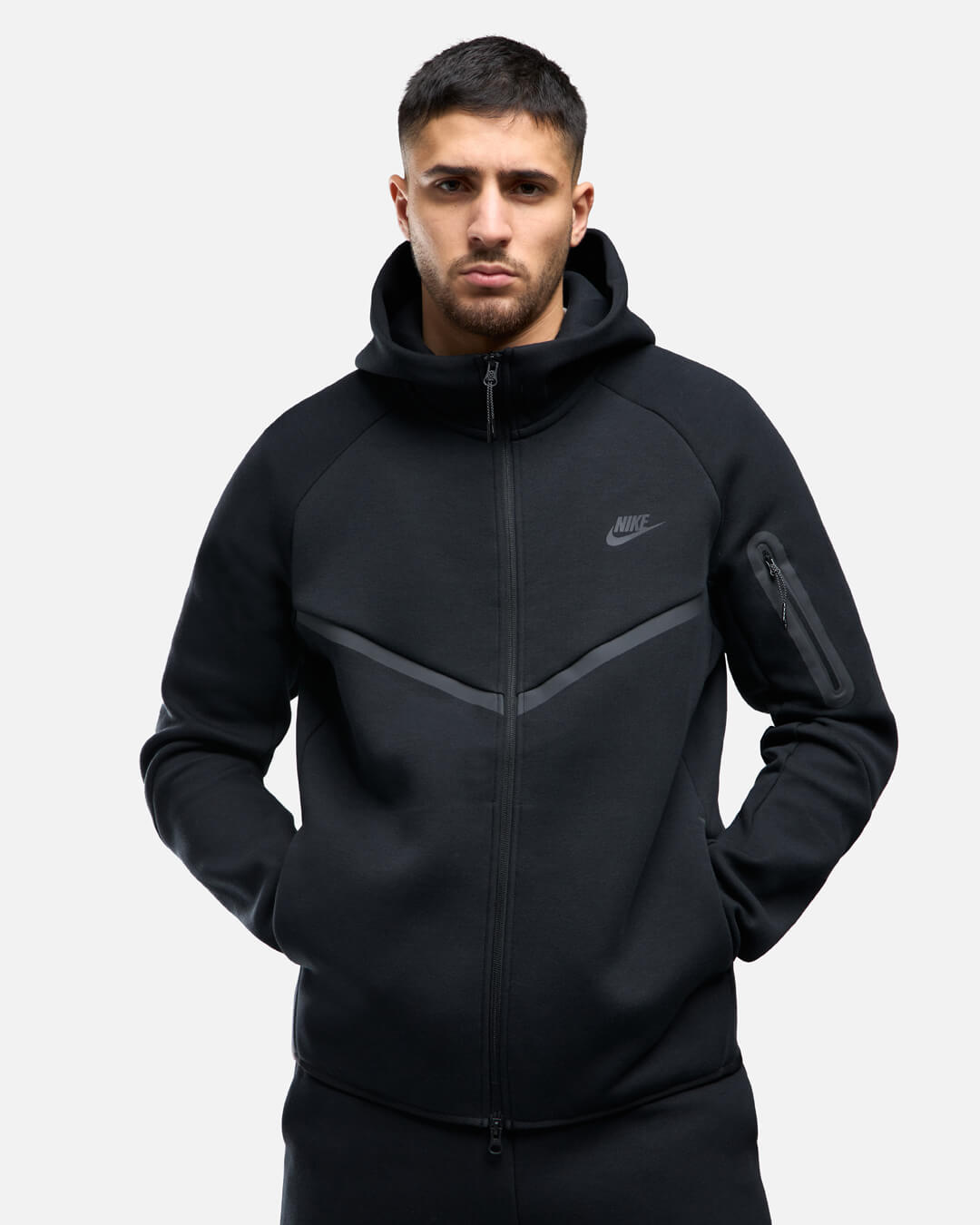 Veste Nike Tech Fleece  Windrunner  - Noir