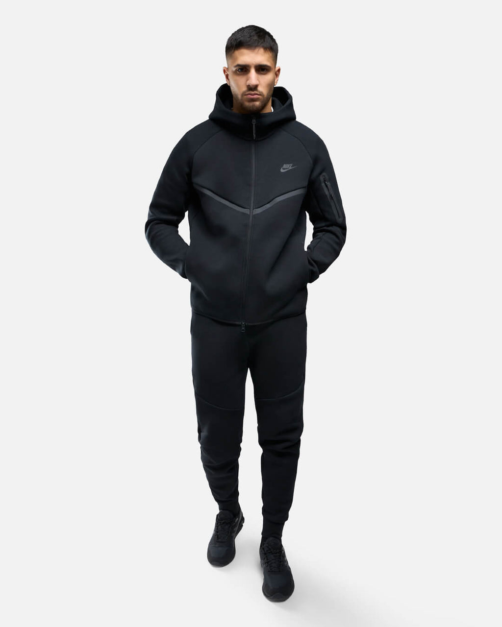 Veste Nike Tech Fleece  Windrunner  - Noir