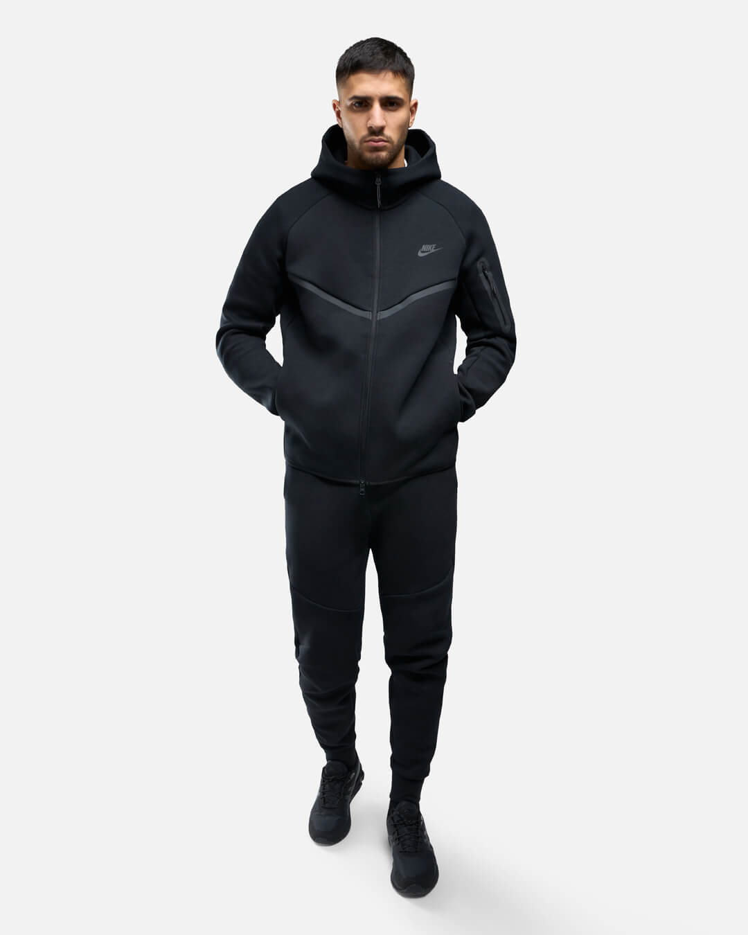 Veste Nike Tech Fleece  Windrunner  - Noir