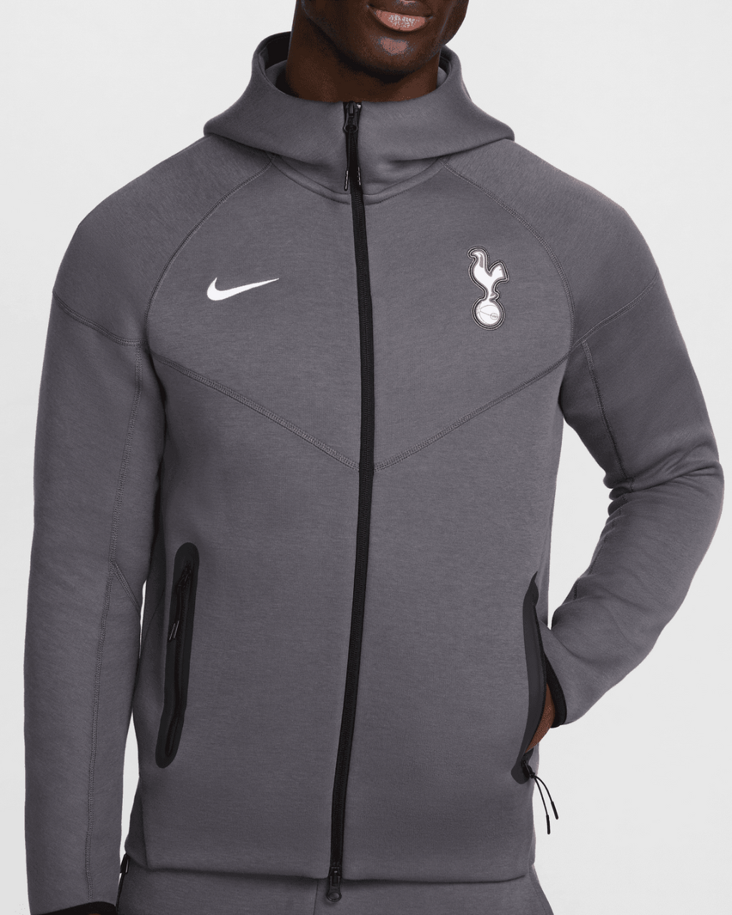 Veste Nike Tottenham Tech Fleece Windrunner 2024/2025 - Gris