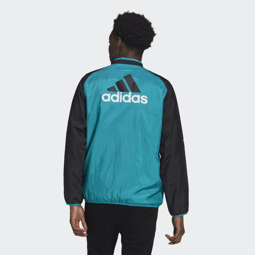 Veste Real Madrid Icon Woven - Noir/Bleu