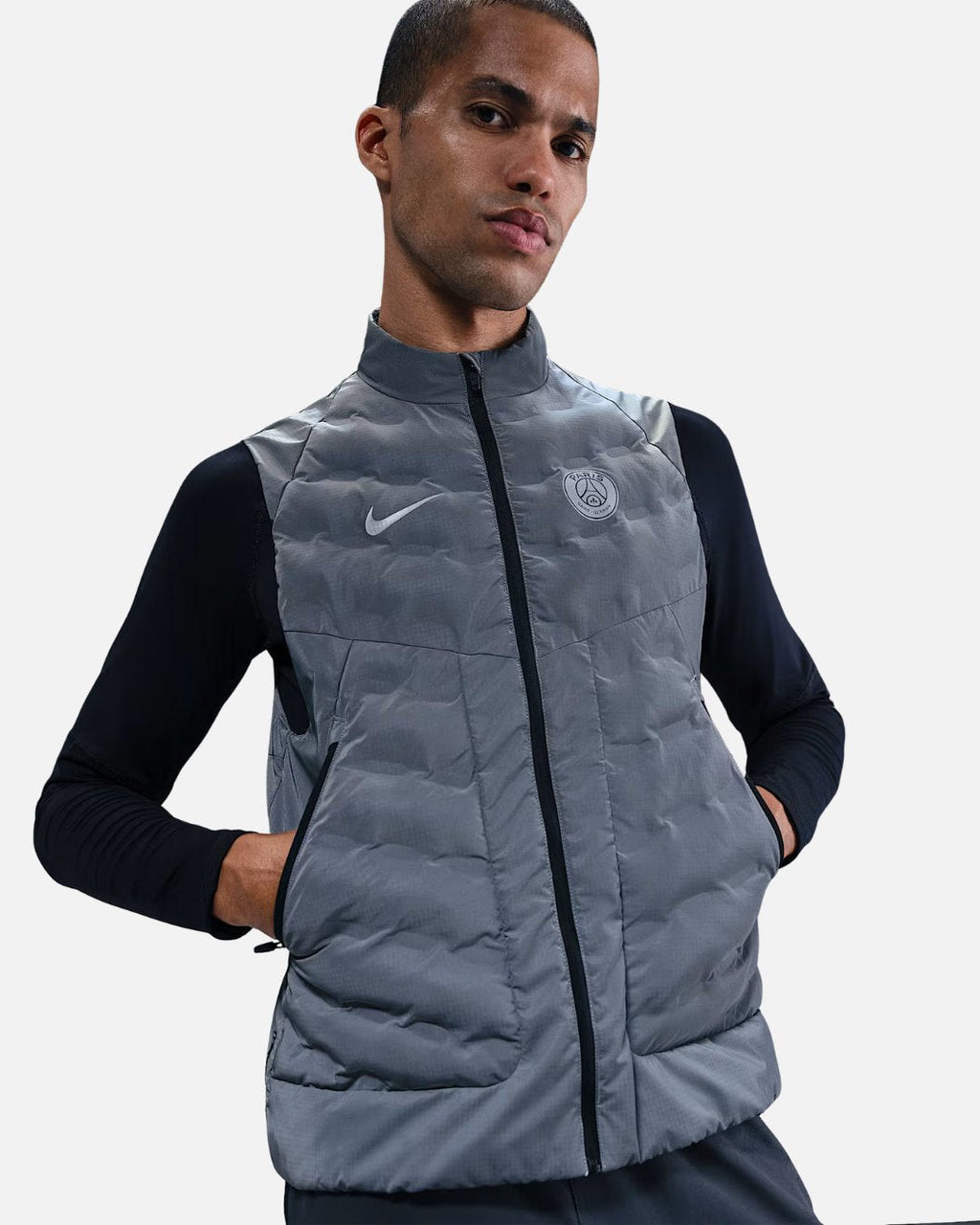 Veste sans manches Therma-Fit PSG 2025/2026 - Gris