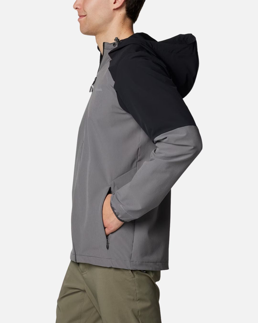 Veste Softshell à Capuche Columbia Tech - Gris/Noir