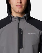 Veste Softshell à Capuche Columbia Tech - Gris/Noir