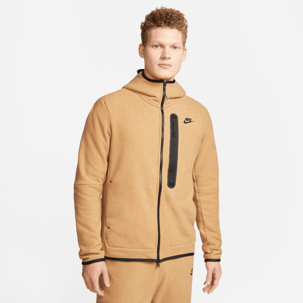 Veste Nike Sportswear Tech Fleece - Beige/Noir