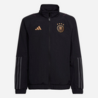 Veste de survêtement Allemagne Junior 2022 - Noir/Doré