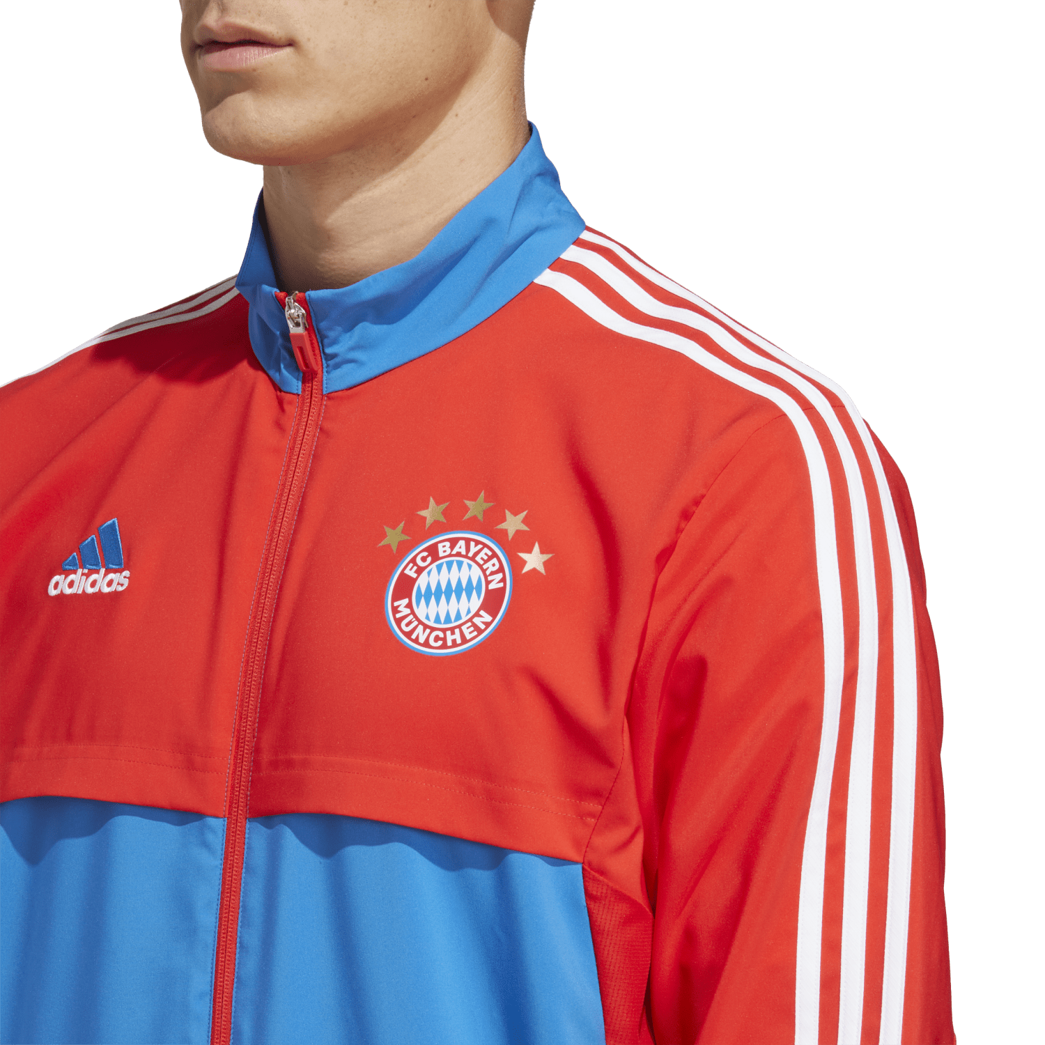 Veste de survêtement Bayern Munich - Rouge/Bleu