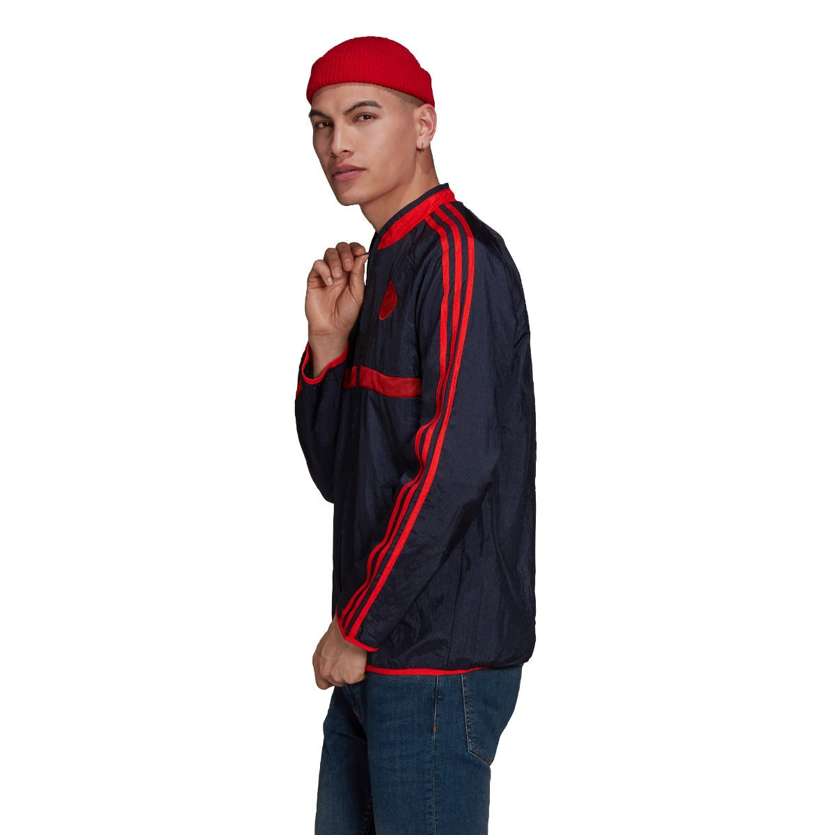 Veste survêtement Bayern Munich Icon  - Bleu/Rouge